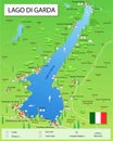 Map of lake Garda